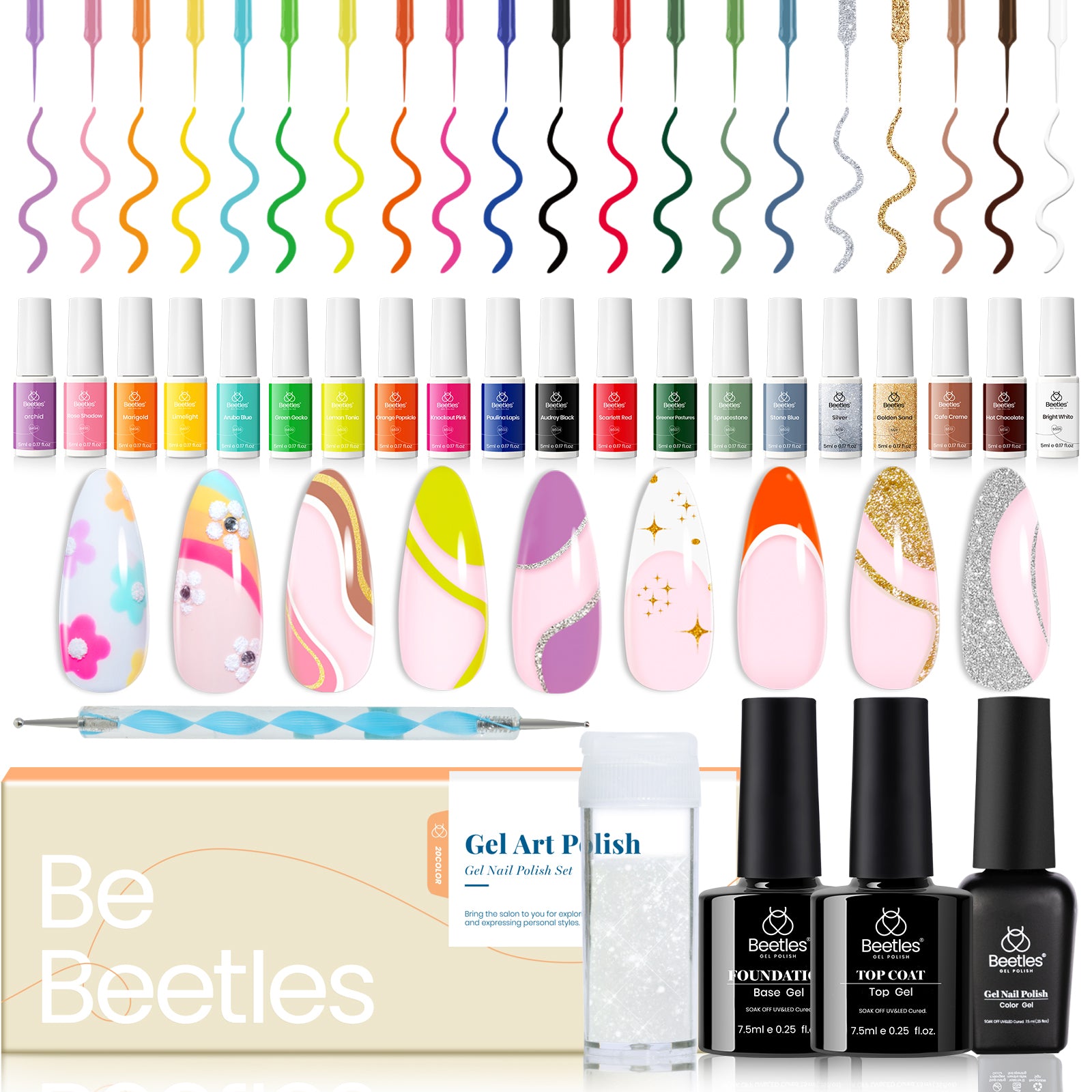 Formaldehyde Free | Gel Liner 20 Colors Set