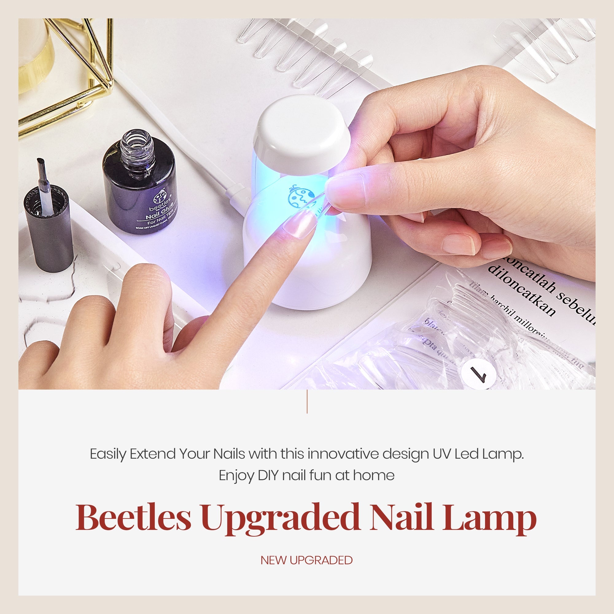 Beetles Mini Innovative Gel Nail LED Lamp