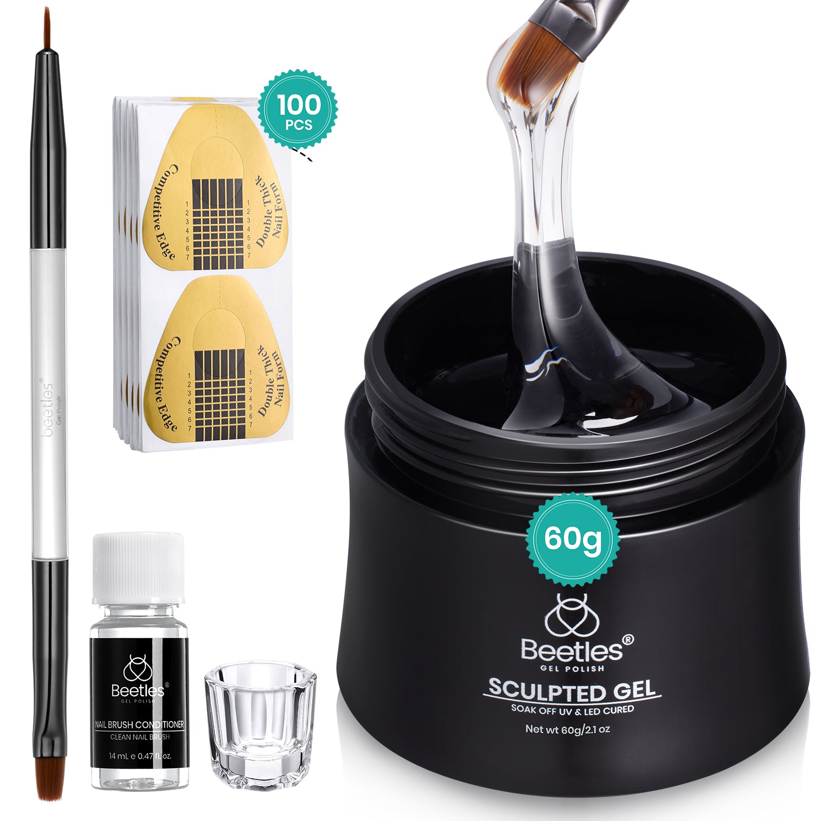 Beetles 10 in Sculpture Gel Hard Gel-60g – Beetles Gel Polish