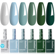Green Lab | Colorful Bottle 6 Color Gel Polish Each 15ml
