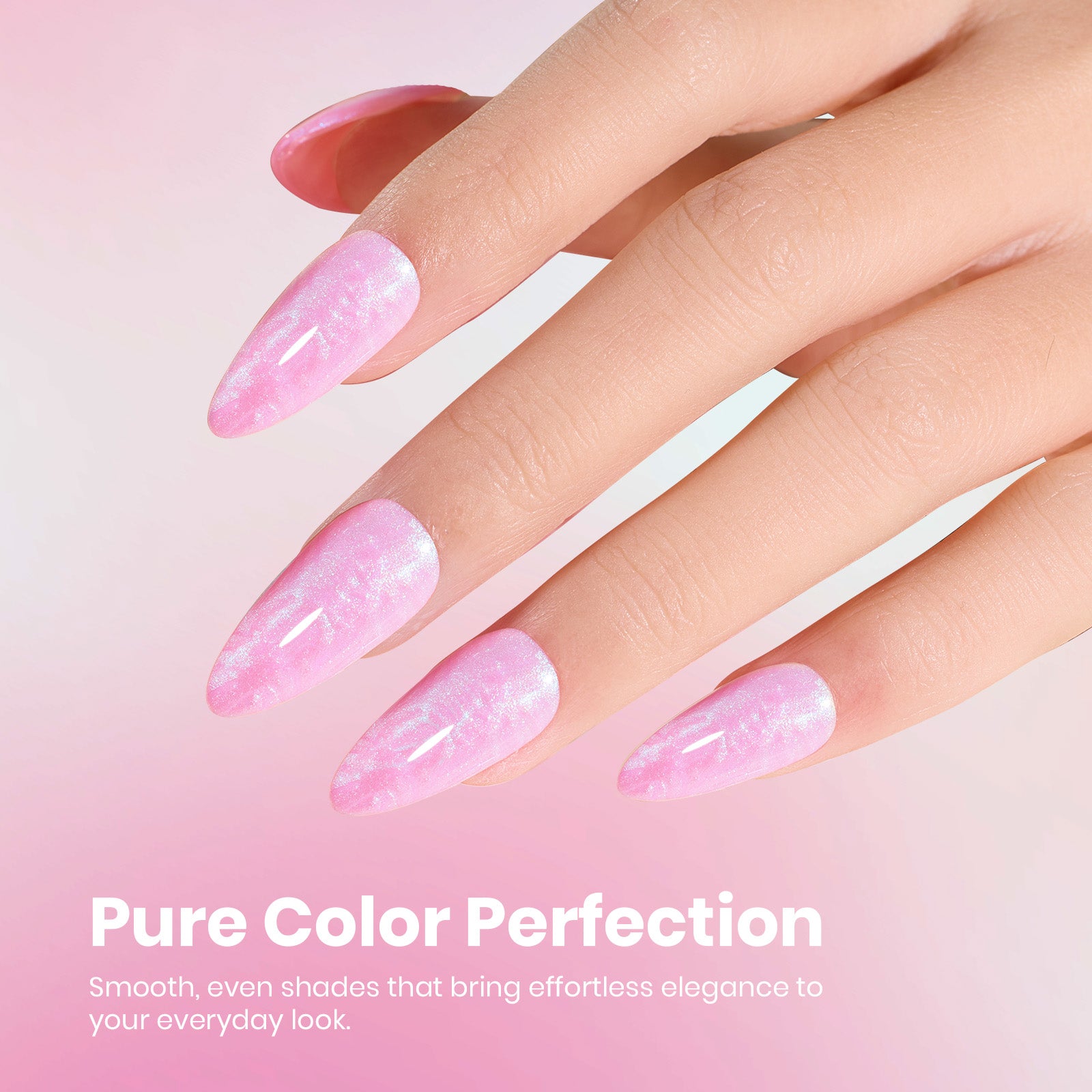 Beetles Gel Polish Nebula Pink Glow - 15ml of Cosmic Glow