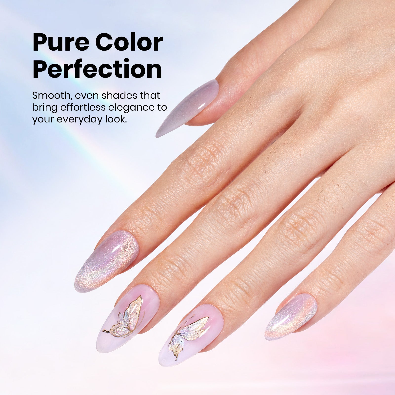 Beetles Gel Polish Iridescent Cloud Mirror - 15ml of Reflect & Shine