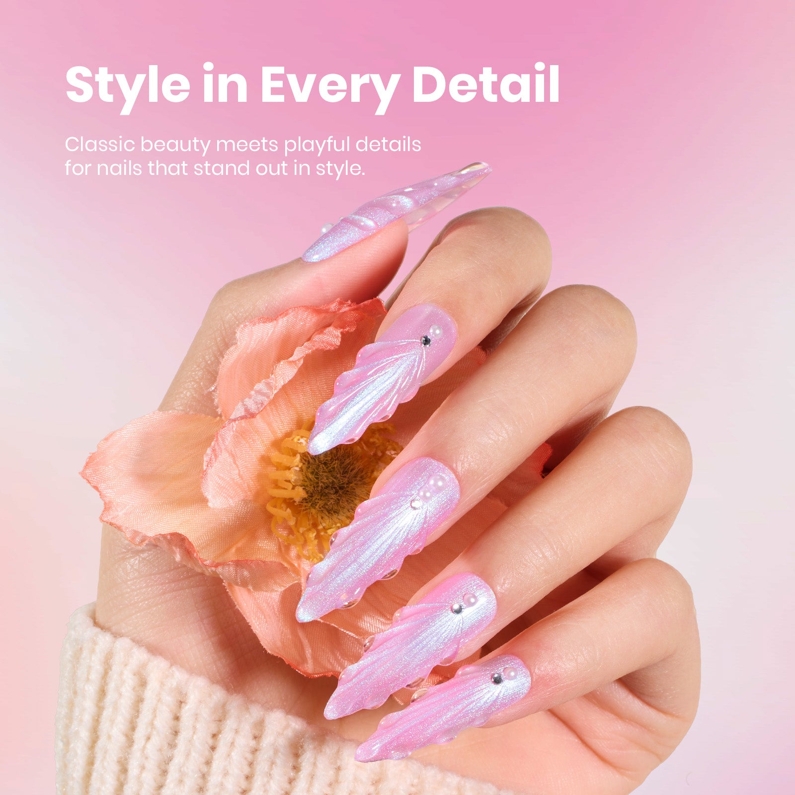 Beetles Gel Polish Nebula Pink Glow - 15ml of Cosmic Glow