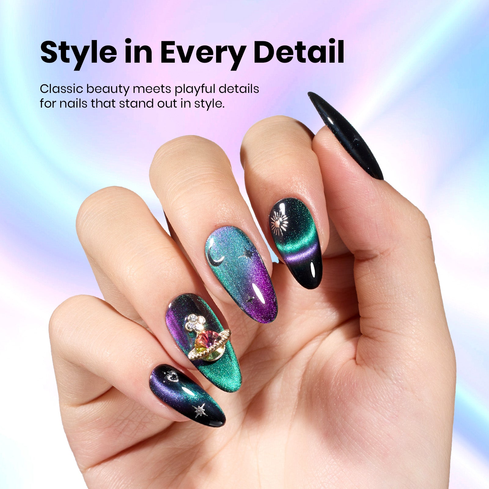 Beetles Gel Polish GALAXY DRIFT - 15ml of Endless Journey