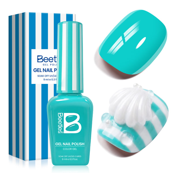 Beetles Summer Voyage - Ocean Shade Summer Neon Blue Nails 9ml