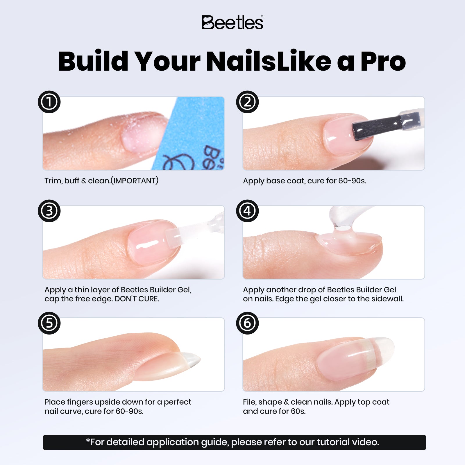 Beetles Gel Polish Crystal Builder - 15ml of Build & Believe