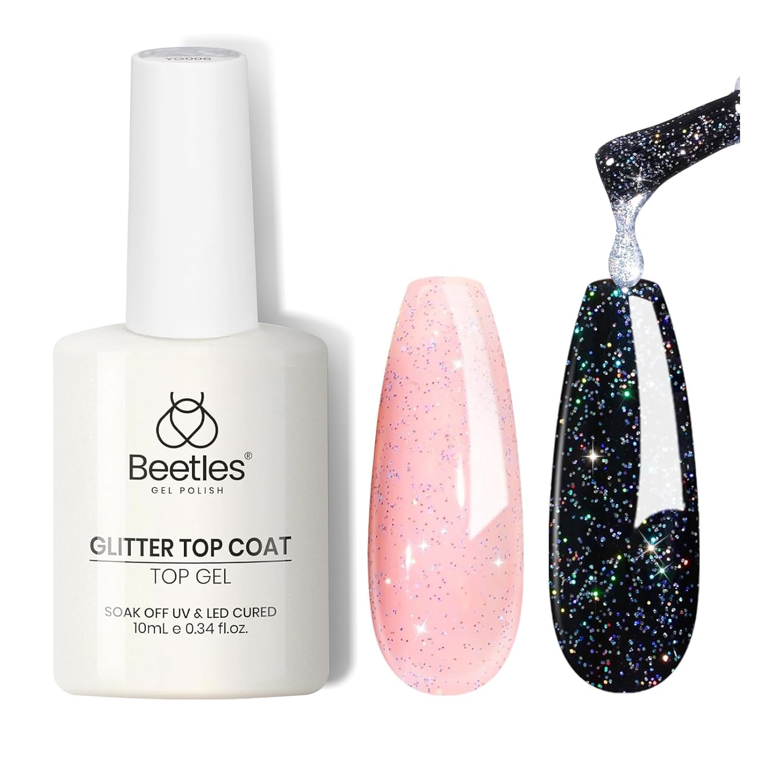 Beetles Glitter Top Coat| 10ML – Beetles Gel Polish