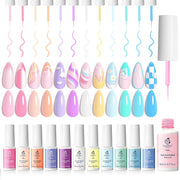 Pastel | Gel Liner 12 Colors Set | 5ML Each