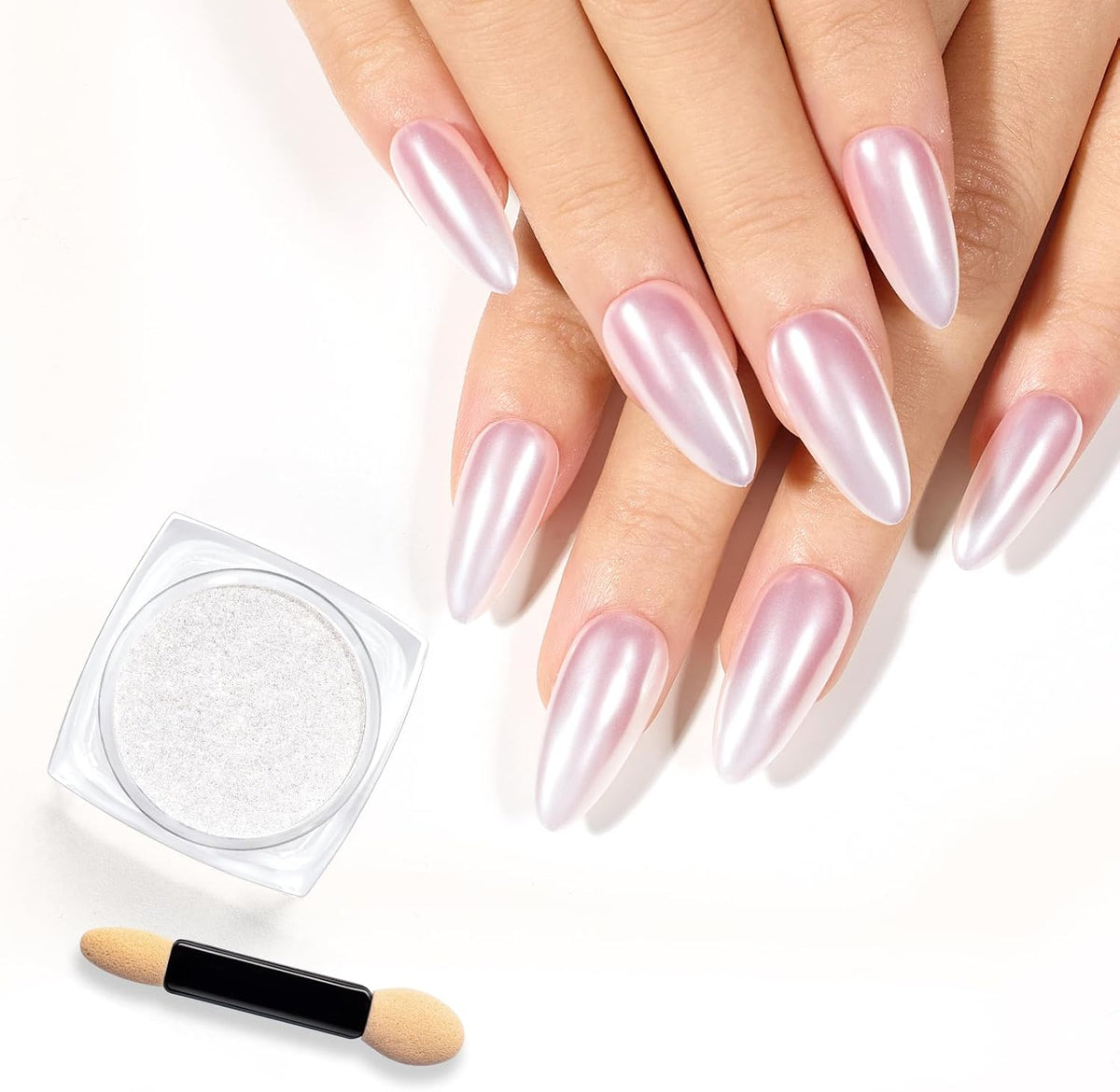 White Pearl - Chrome Nail Powder