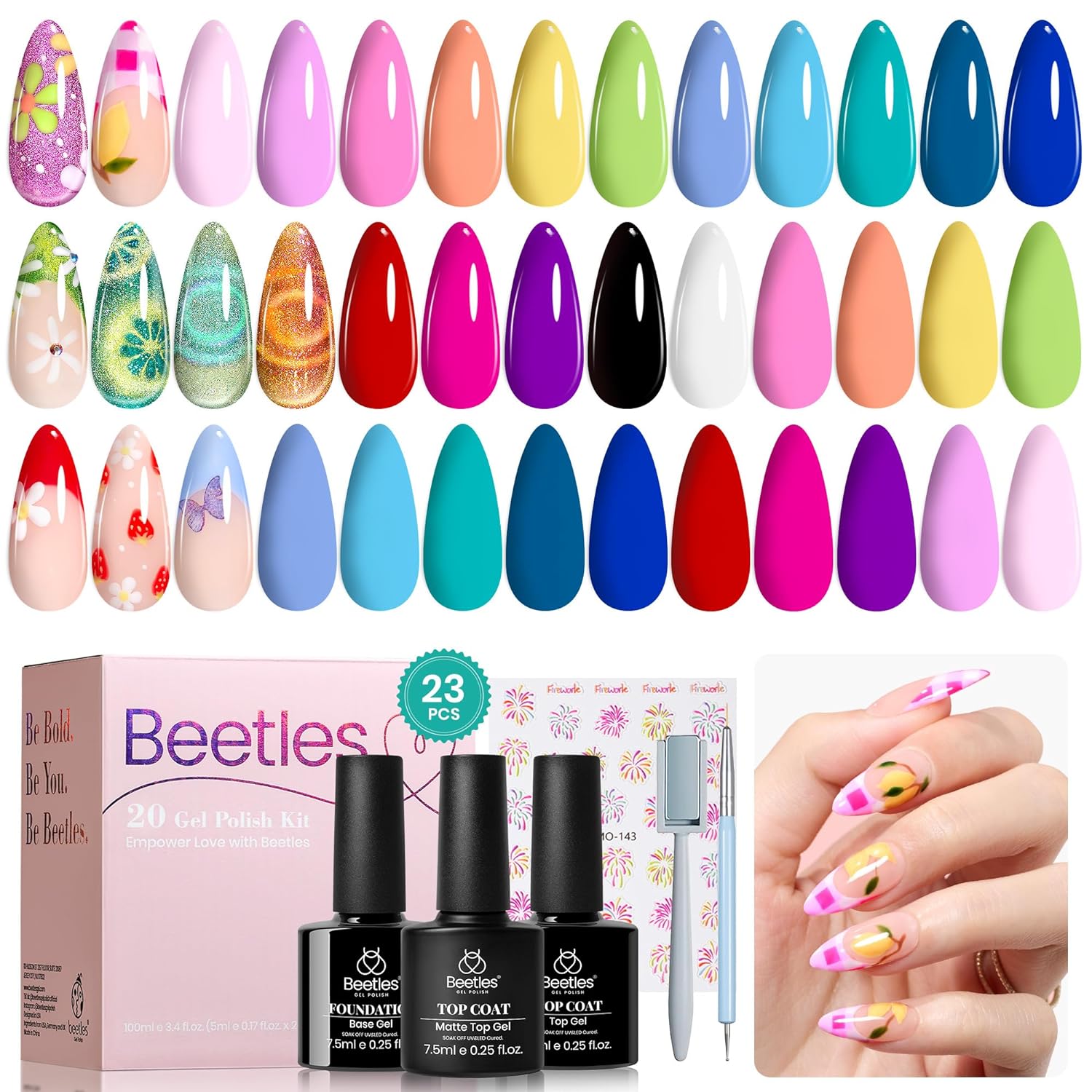 Spring Kingdom- 20 Colors Gel Nail Polish Set – Beetles Gel Polish