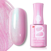 Beetles Gel Polish Nebula Pink Glow - 15ml of Cosmic Glow