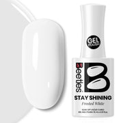 Beetles Gel Polish Frosted White - 15ml of Pure Clarity