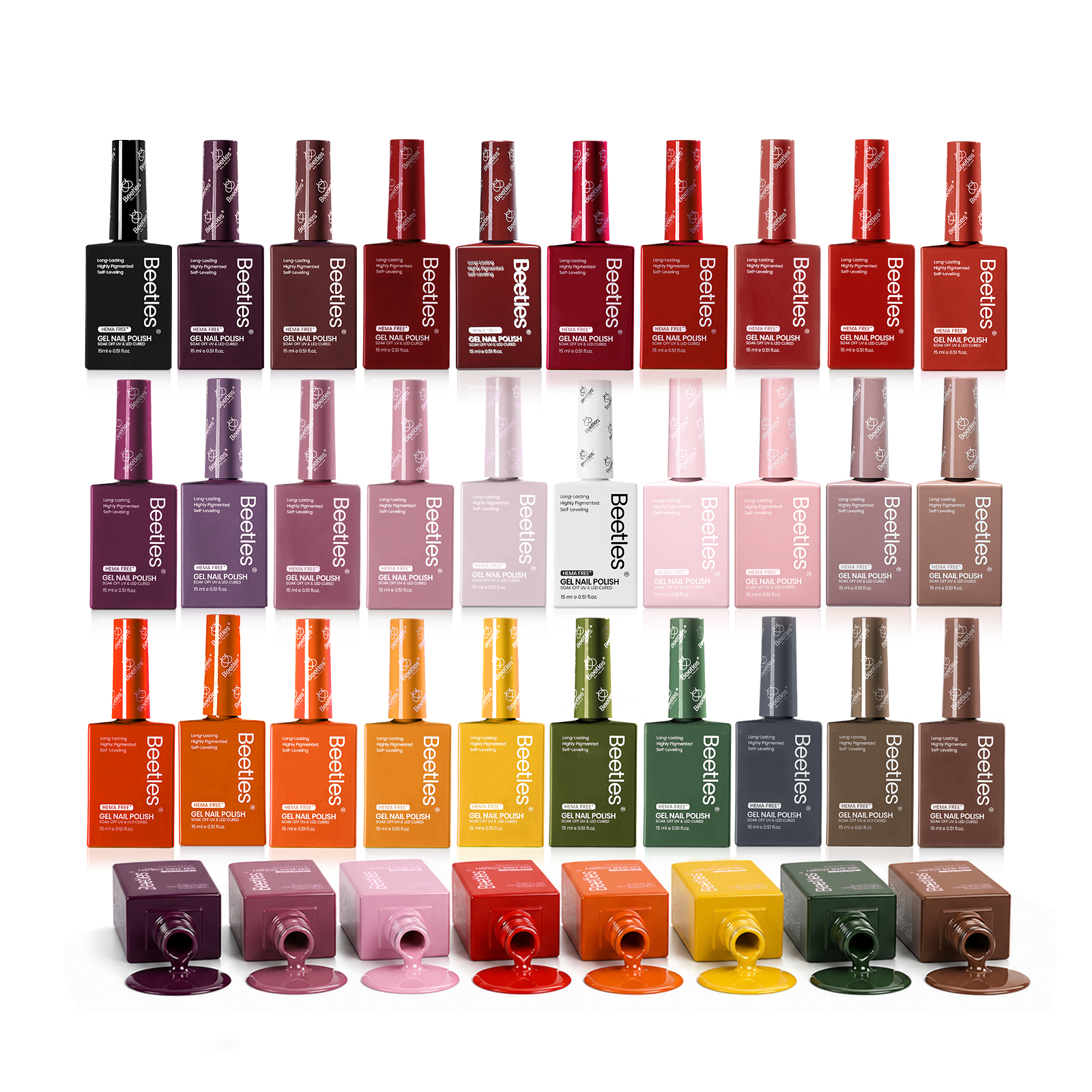Each 15ml) Autumn Harvest- Beetles 30 Colors HEMA Free Fall Winter