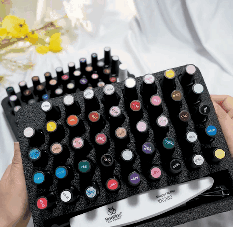 (Extra Free $30 Gift) Beetles Nail Nook 100 Colors | 119PCS with Storage Bag Gel Polish Set for All Season