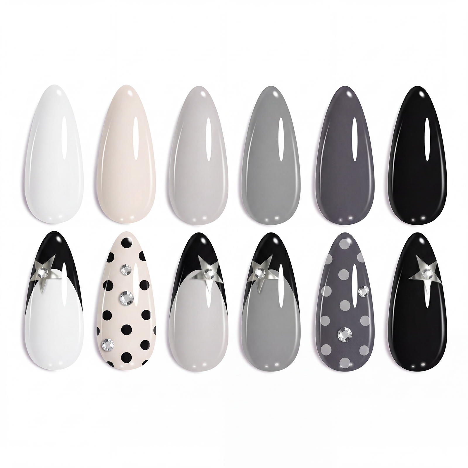 Prime High Gloss Shine - 6 Color Gel Nail Polish Kit Halloween