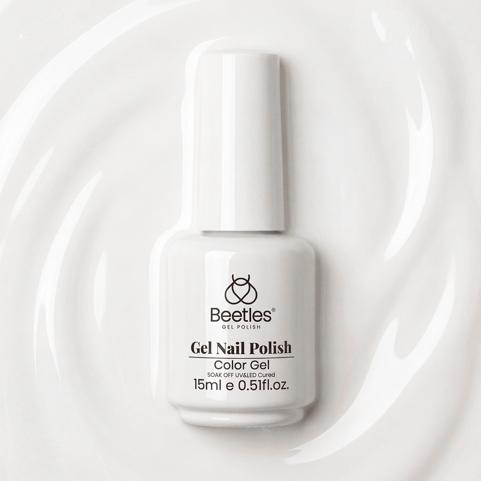 MARUSHIN ドリル　パールホワイトM Marilyn White #a219 |15ml Gel Polish – Beetles Gel Polish
