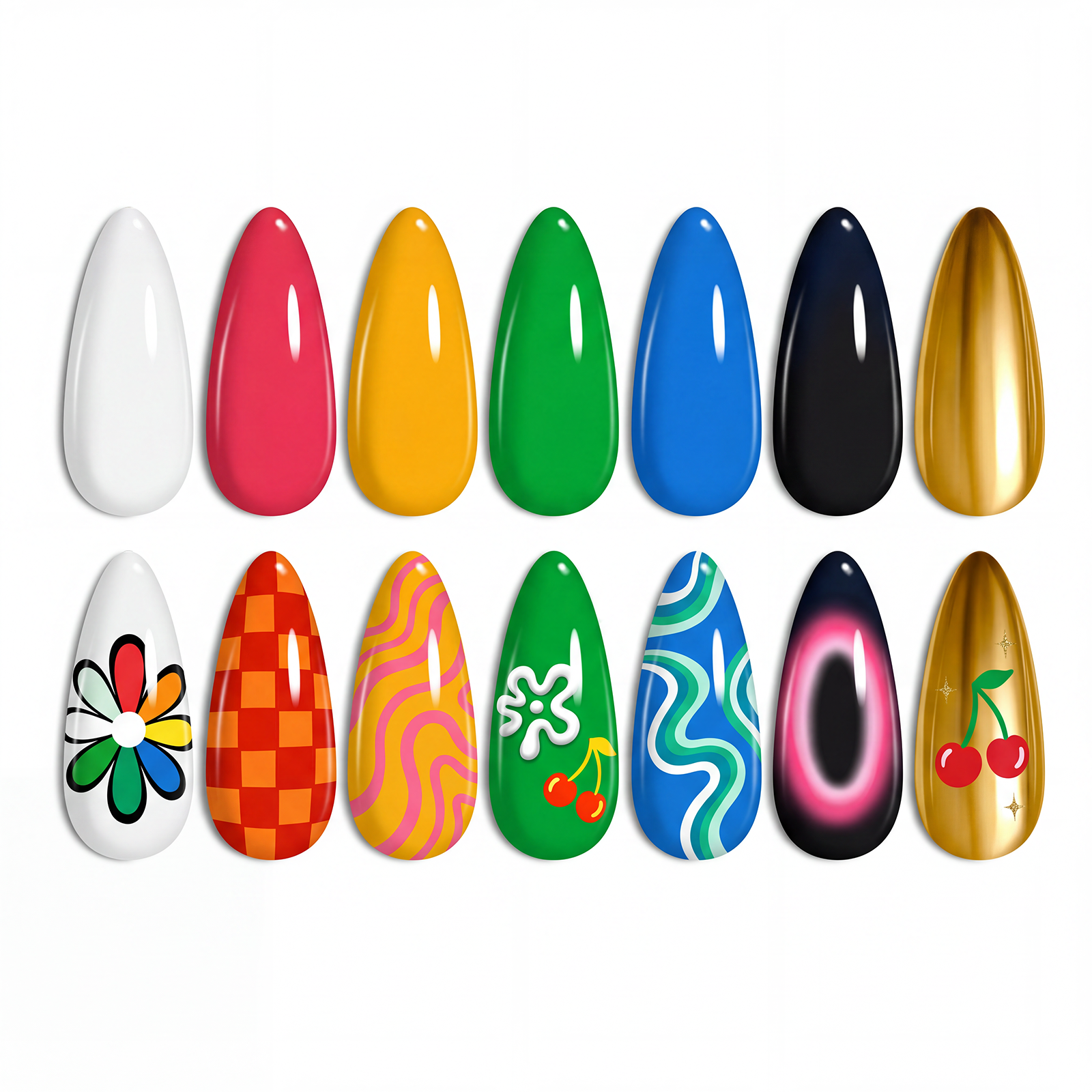 Go for Gold Colorful Carnival Summer League 6 Colors Gel Polish