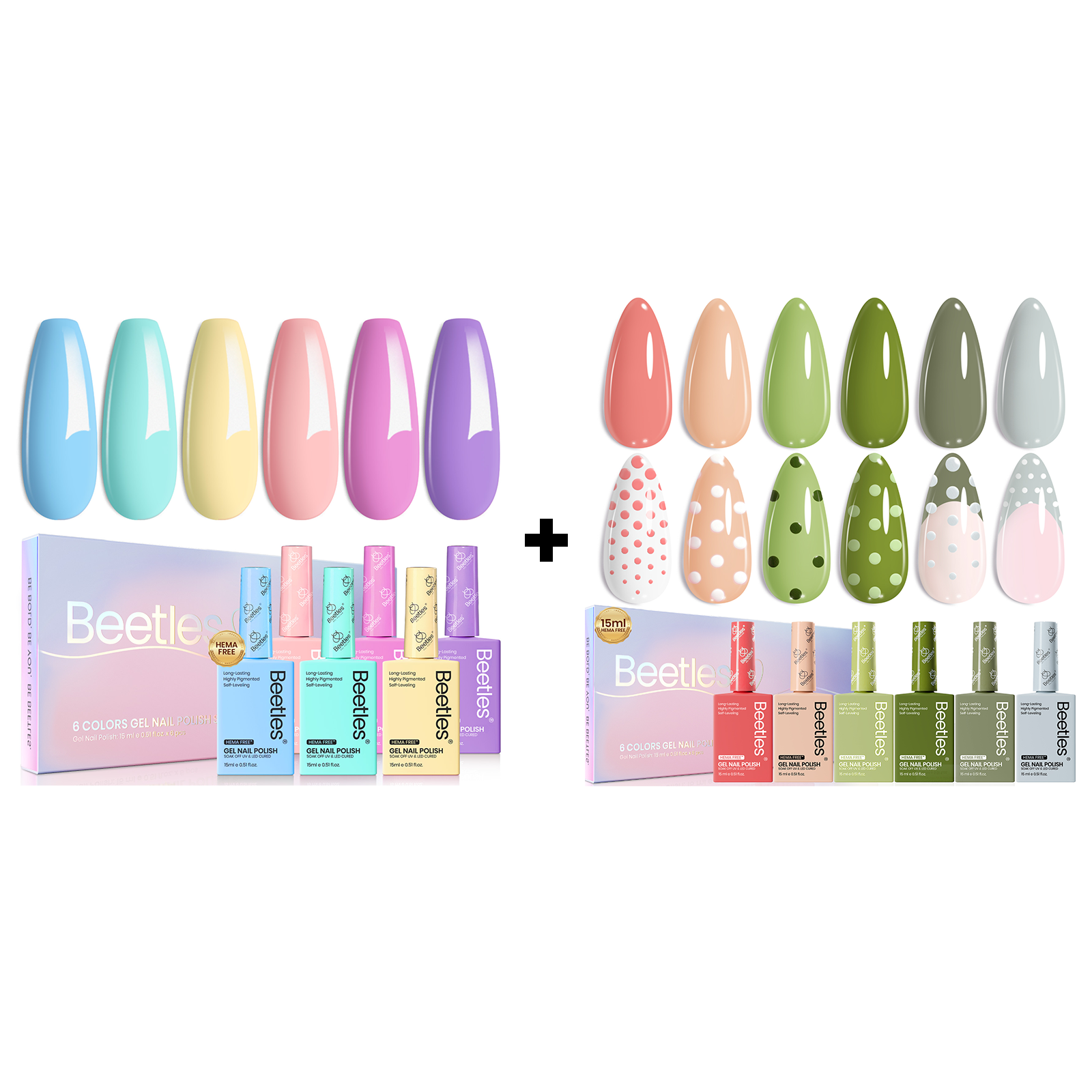 Hema-Free 6 Color 15ml Gel Polish Unicorn Collection And Lakeside