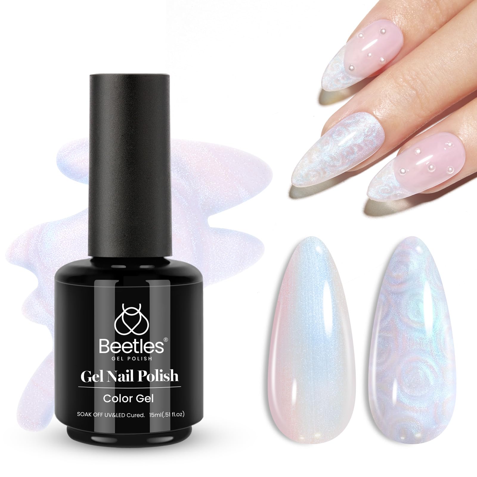 Beetles Cat Eye Gel Nail Polish 15ml Gel Polish Soak Off U V LED