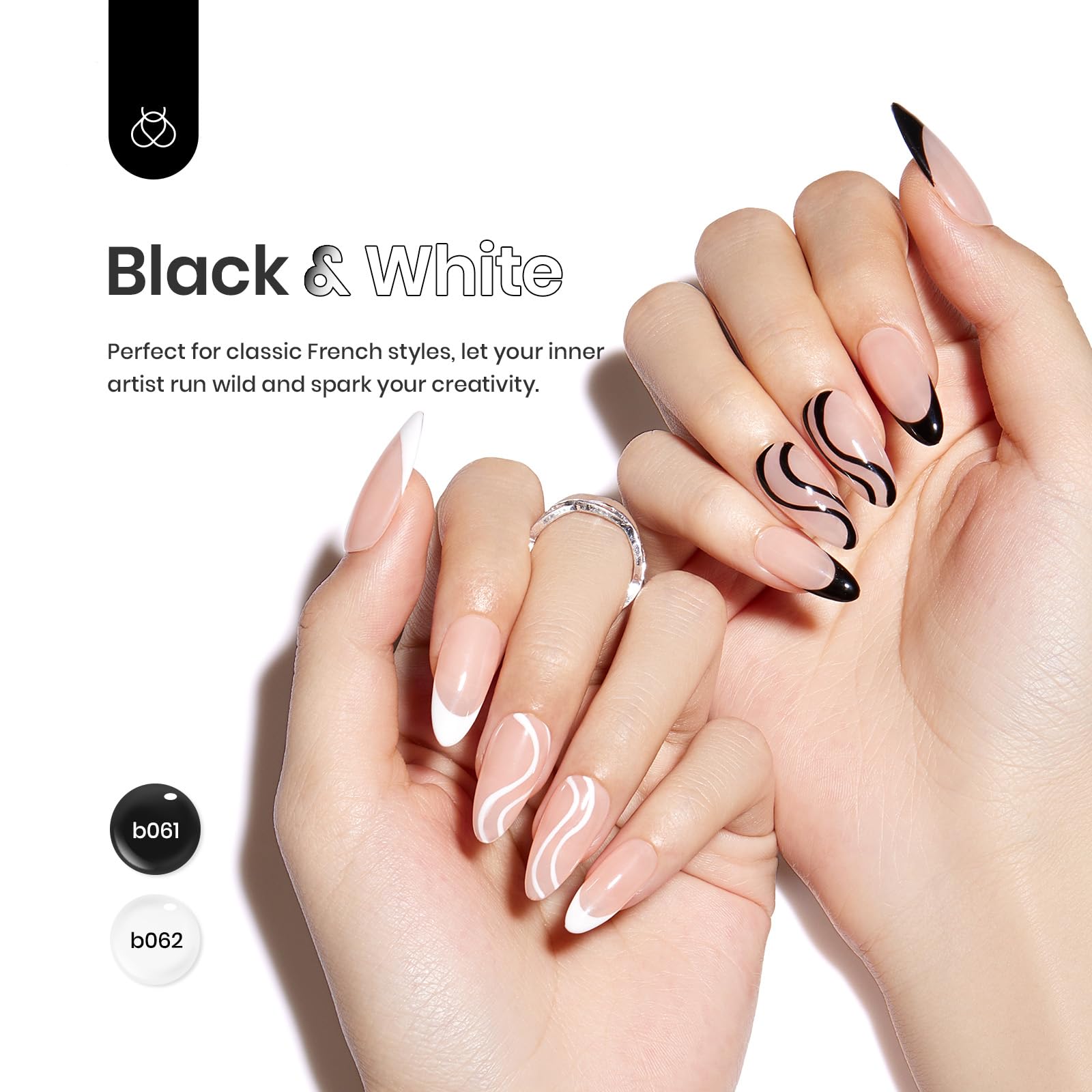 Black&white - Nail Art Gel Liner