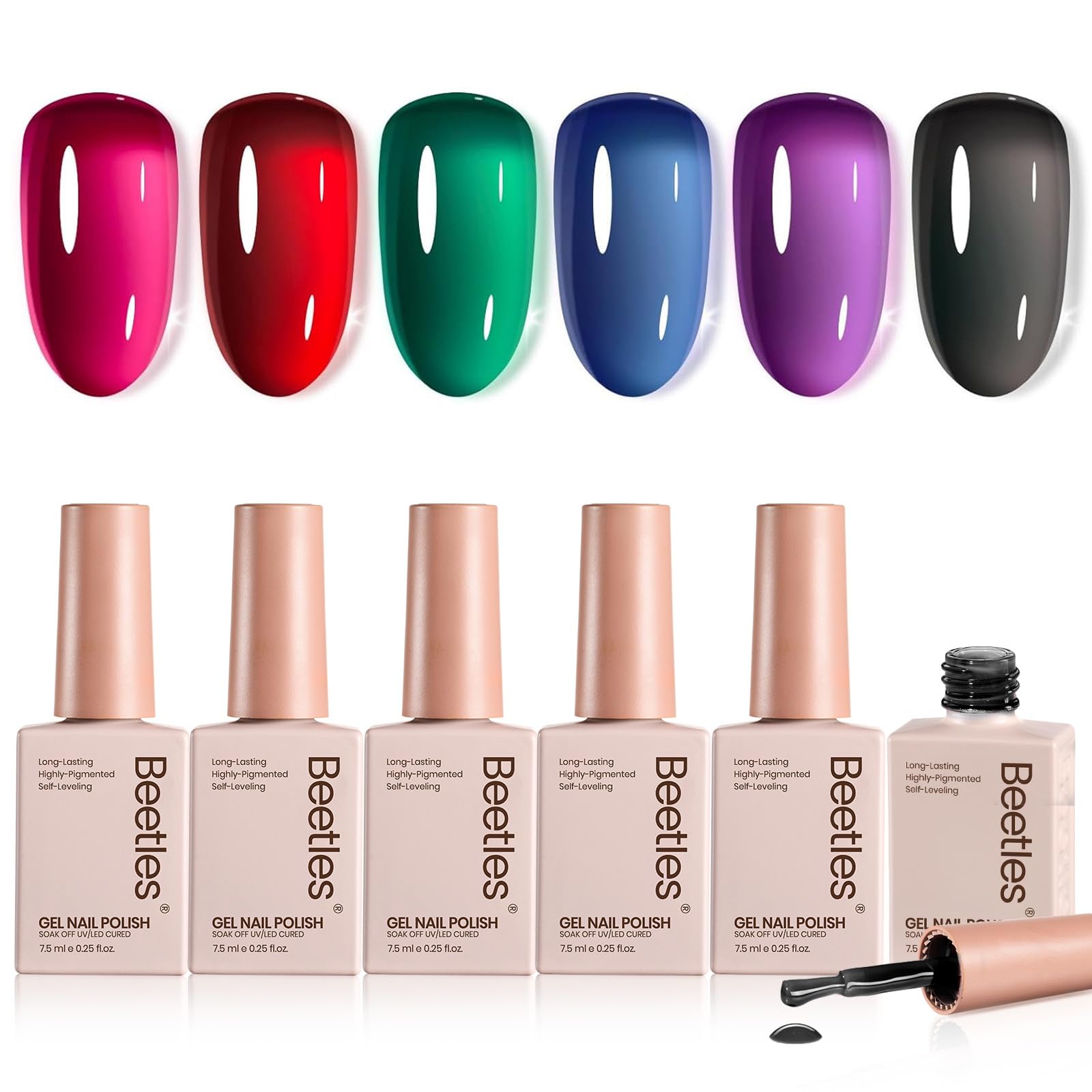 Jelly Magic - 6 Colors Summer Gel Nail Polish – Beetles Gel Polish