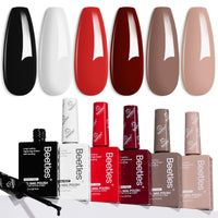 Hema Free Soft Classics - Colorful Bottle 6 Color Each 15ml Gel Polish