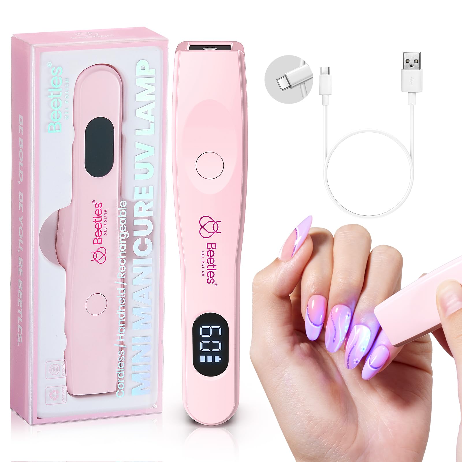 Mini UV Light for Gel Nails: Portable Handheld UV Nail