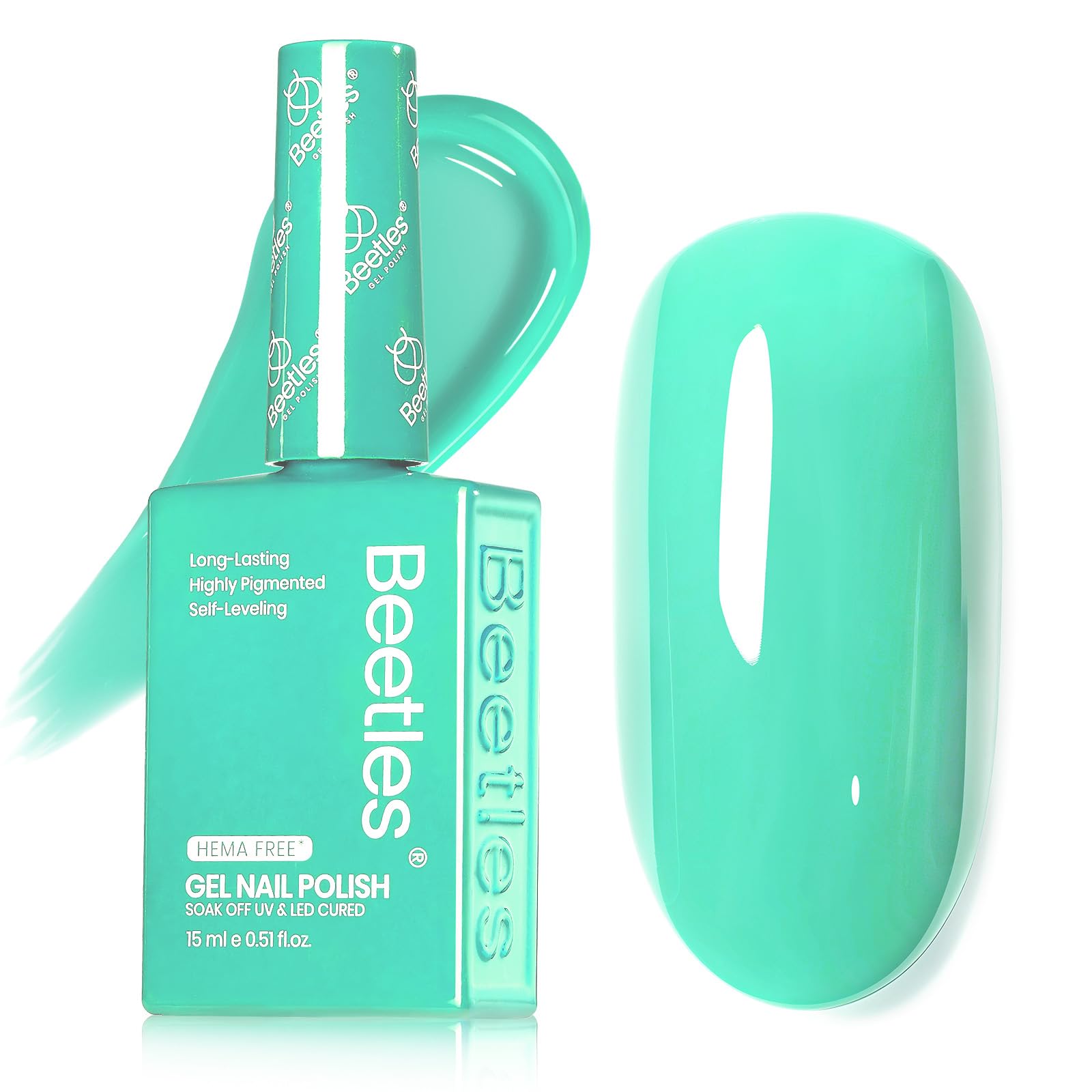 Hema-free Island Reverie Green Summer Long-Lasting Gel Nail Polish 15ml