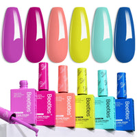 Hema-free Spectrum Dance | Colorful Bottle 6 Color Each 15ml Blue Yellow Pink Gel Polish