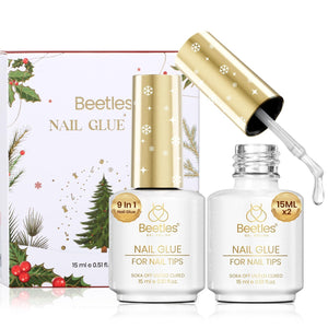 Beetles Christmas Limited Gel Nail Glue 2PCS
