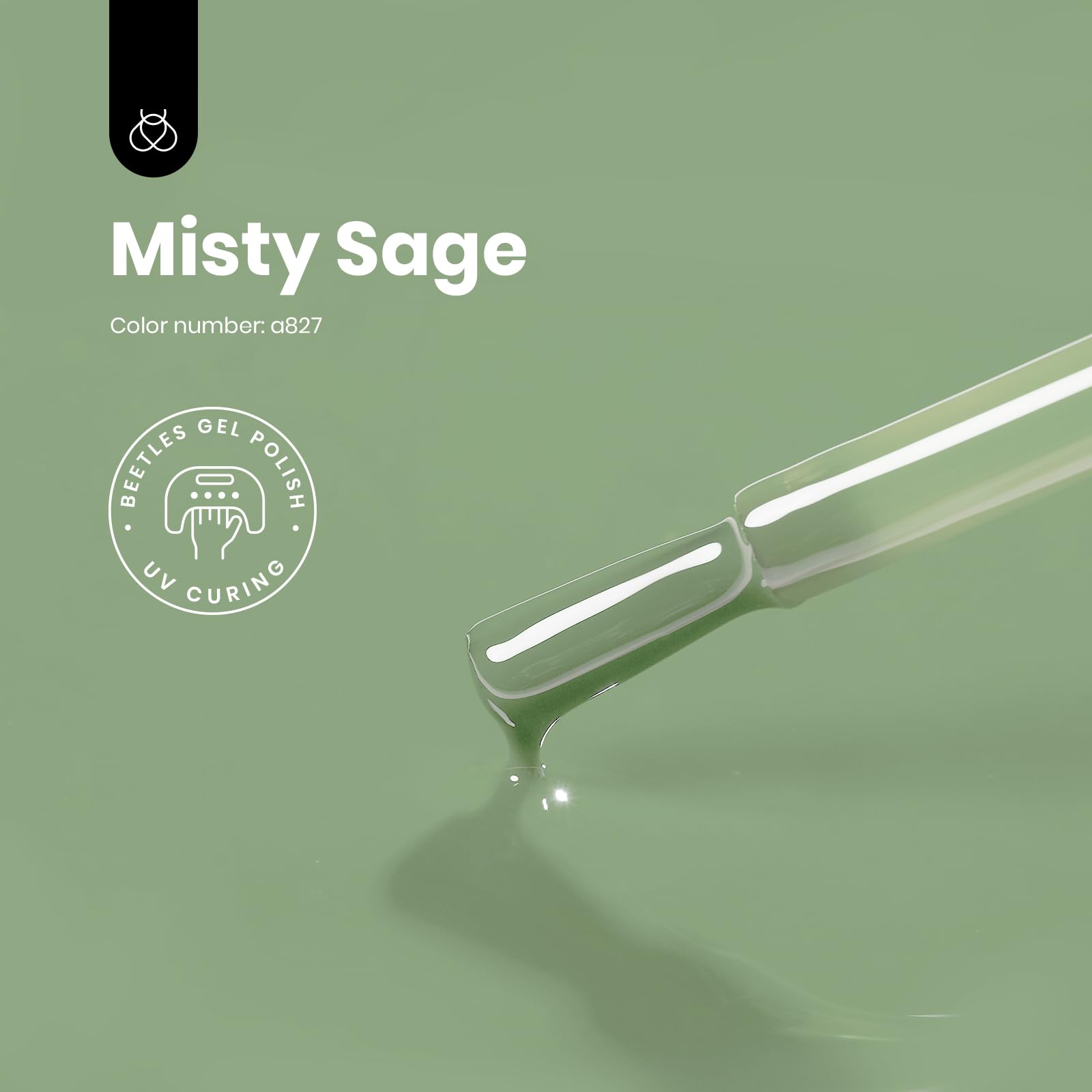 Misty Sage - Green Colorful Gel Polish 15ml