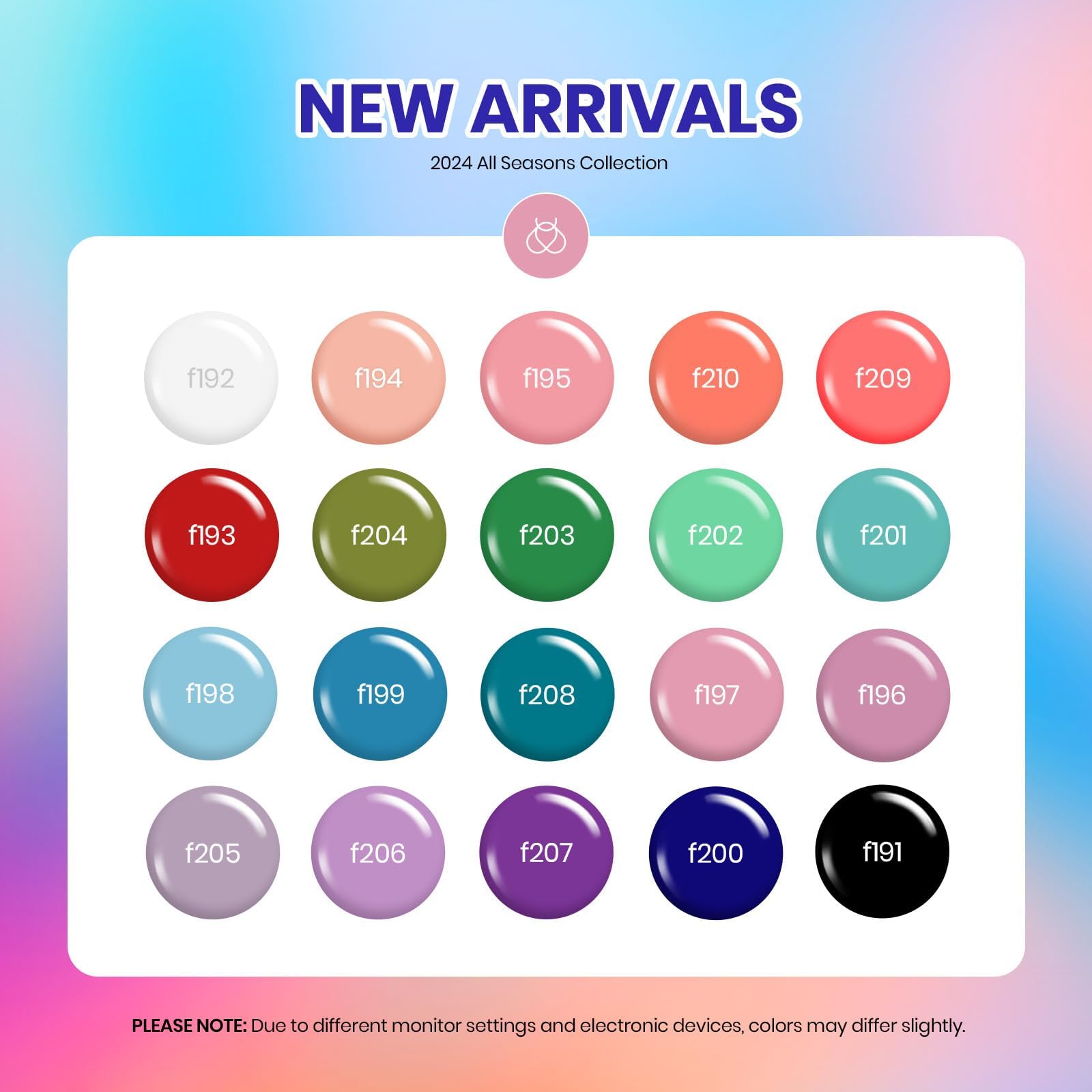 Beetles Gel Nail Polish kit 20 colors 23pcs All Season