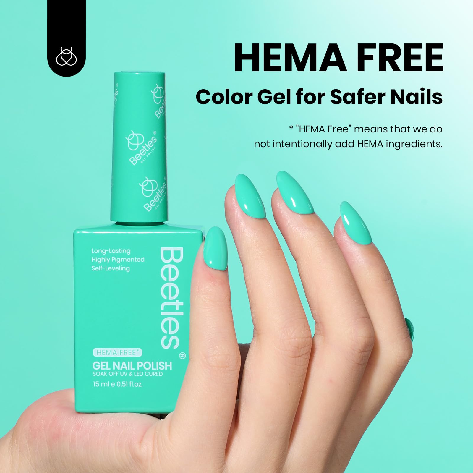 Hema-free Island Reverie Green Summer Long-Lasting Gel Nail Polish 15ml