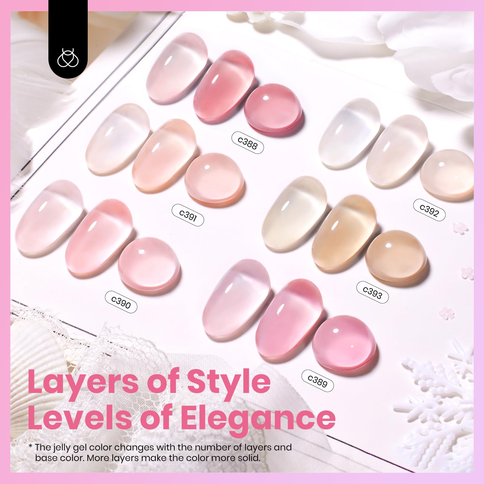 Sweet Mood |  6 Colors 15ML Glitter Gel Polish Set Long-Lasting