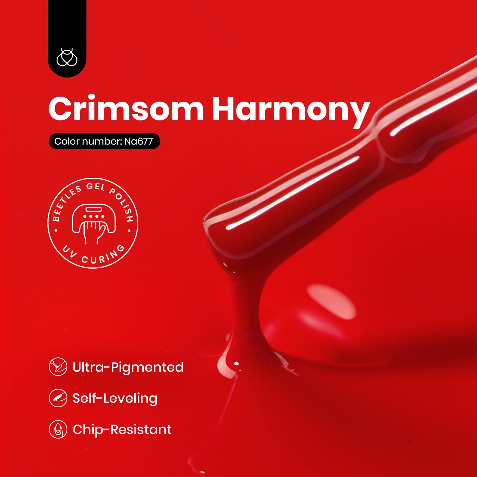 Crimson Harmony - Green Colorful Gel Polish 8ml
