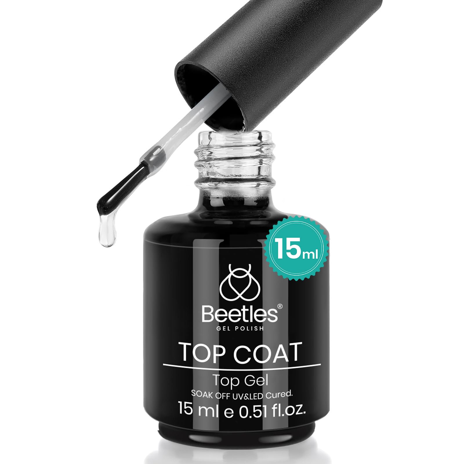 15ml Hema-Free Nail Gel with Individual Prints 6 Color Rubber Base & 5-in-1 Top Coat Bundle