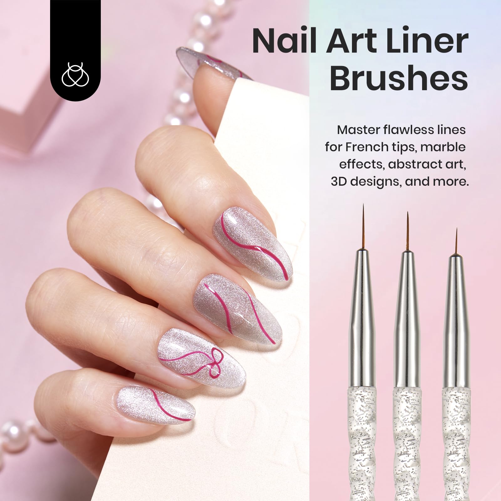 31pcs Nail Art Brush All-in-One Kit With Free Brush Holder And Palette