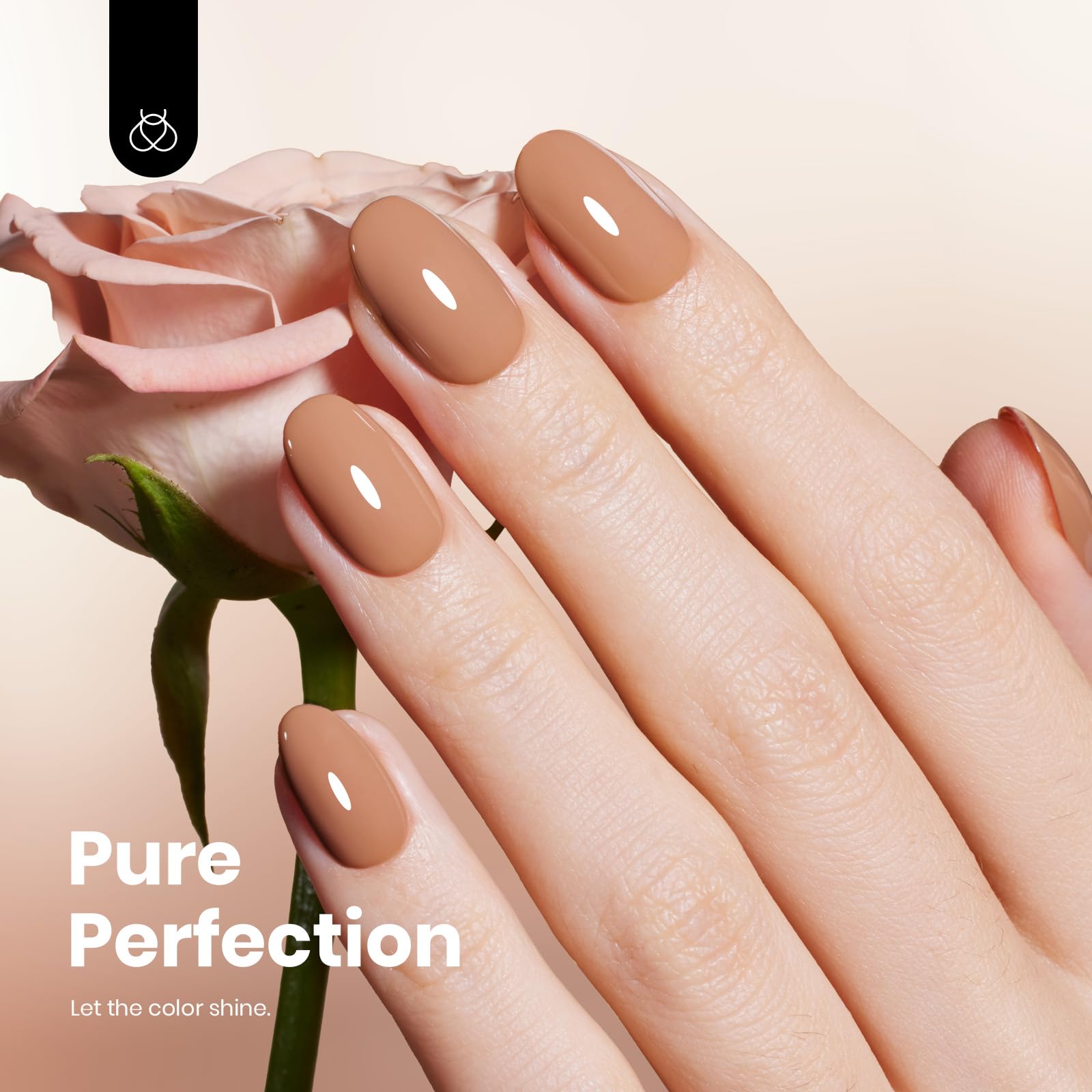 Hema-free Beyonce Caramel - 15ml Fall Brown Gel Nail Polish
