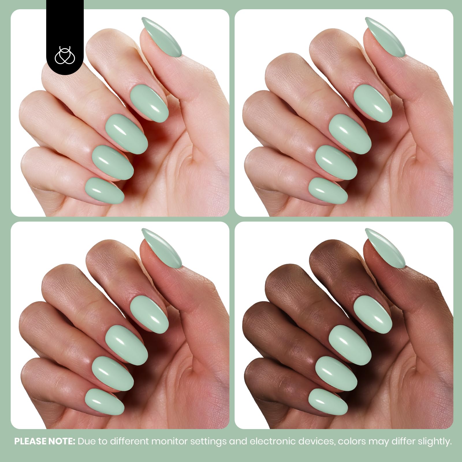 Misty Sage - Green Colorful Gel Polish 15ml