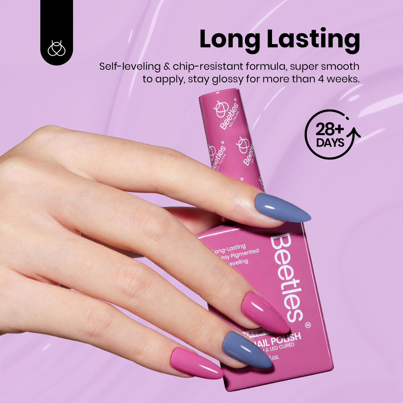 Serene Afternoon  - Hema Free Colorful Bottle 6 Color Each 15ml Gel Polish