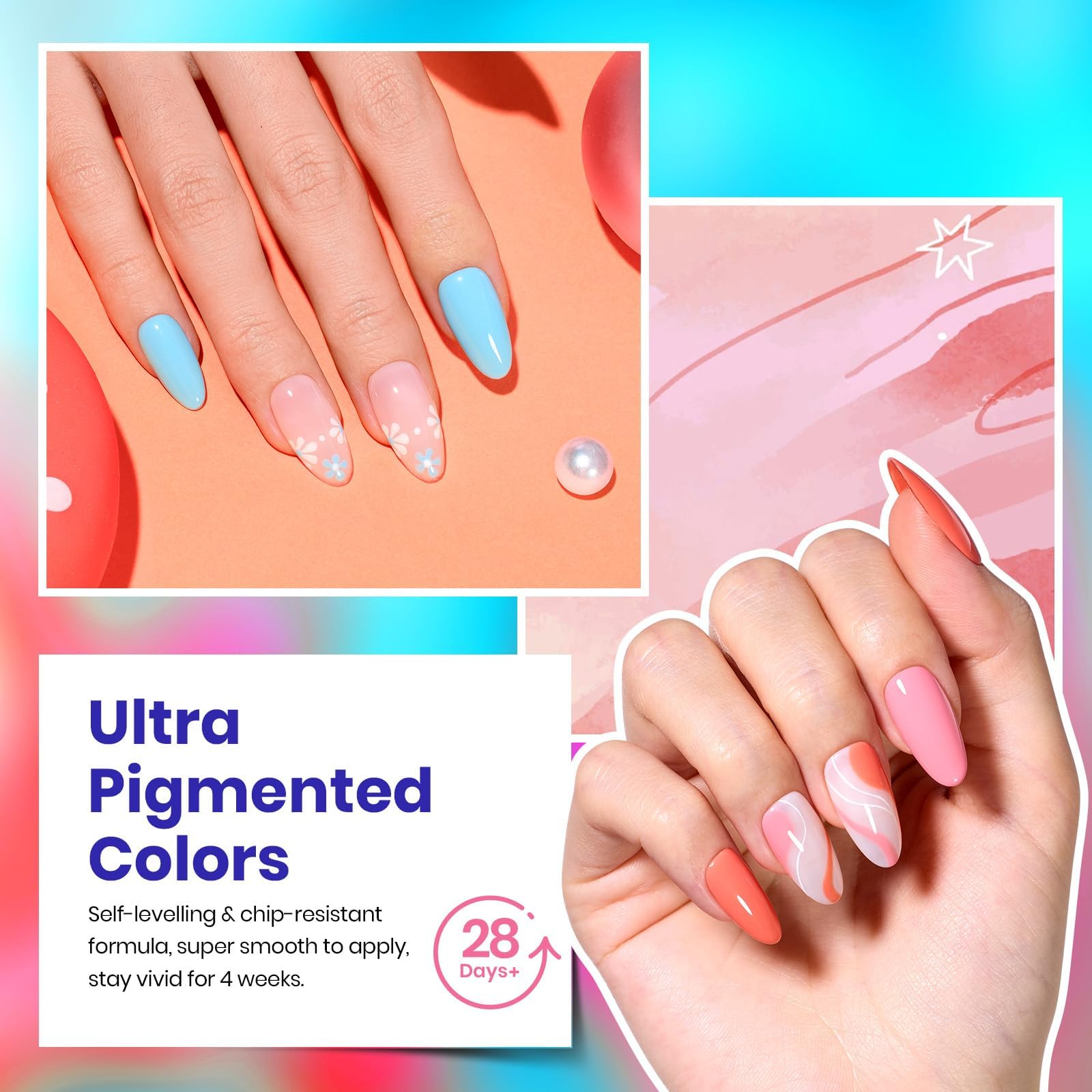 Beetles Gel Nail Polish kit 20 colors 23pcs All Season