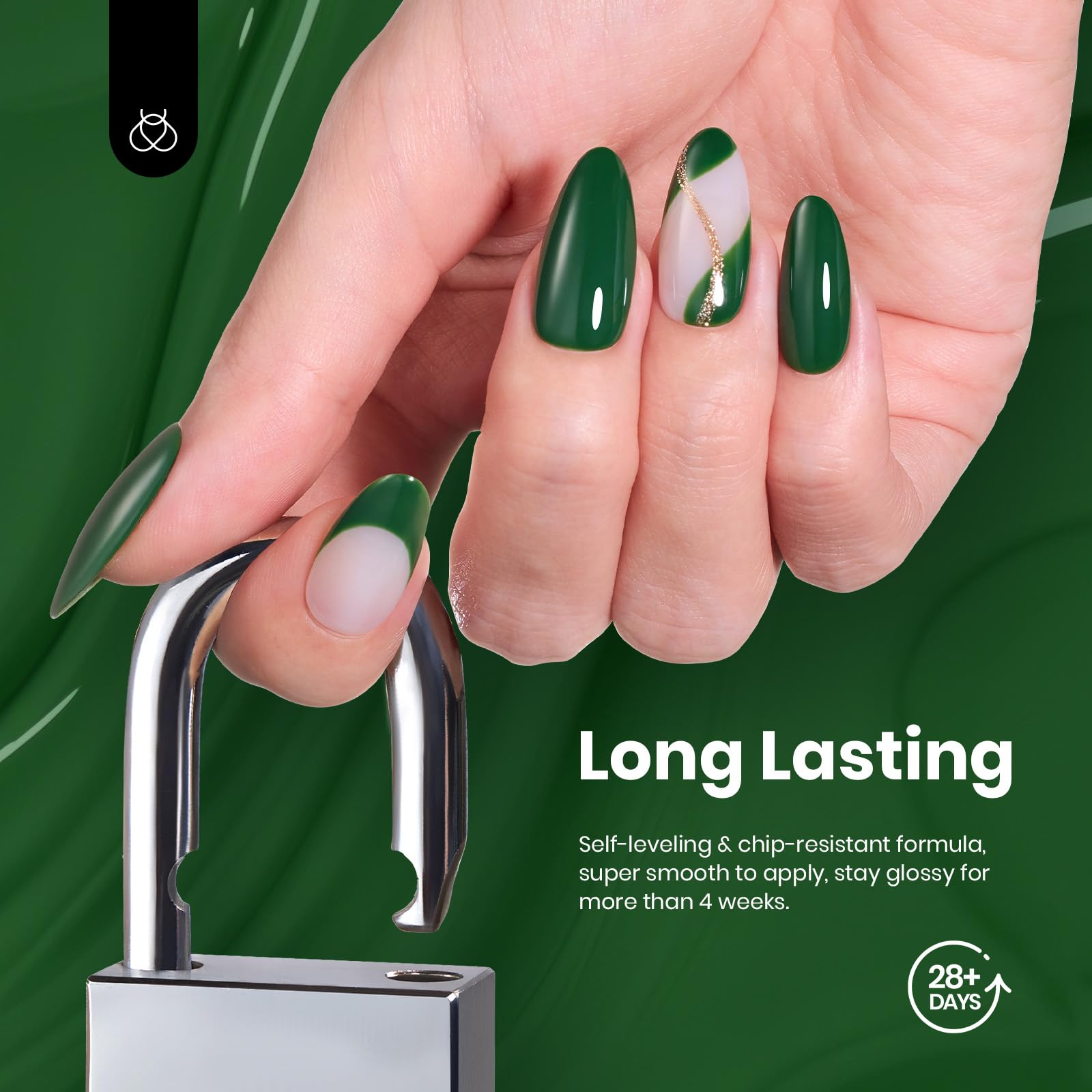 Green Lab | Colorful Bottle 6 Color Gel Polish Each 15ml
