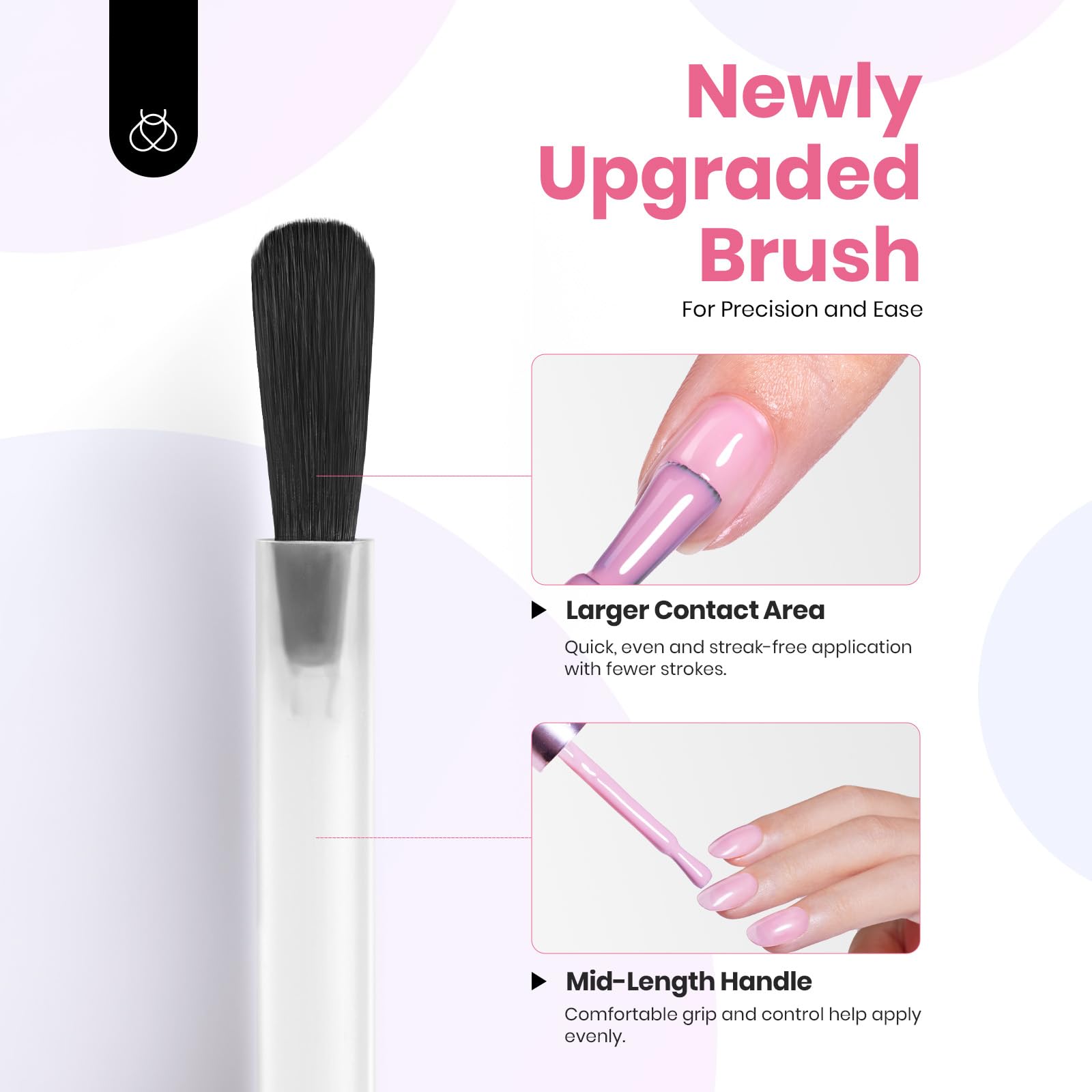 15ML*6-Ultimate Monochrome - Colorful Bottle 6 Color Gel Polish