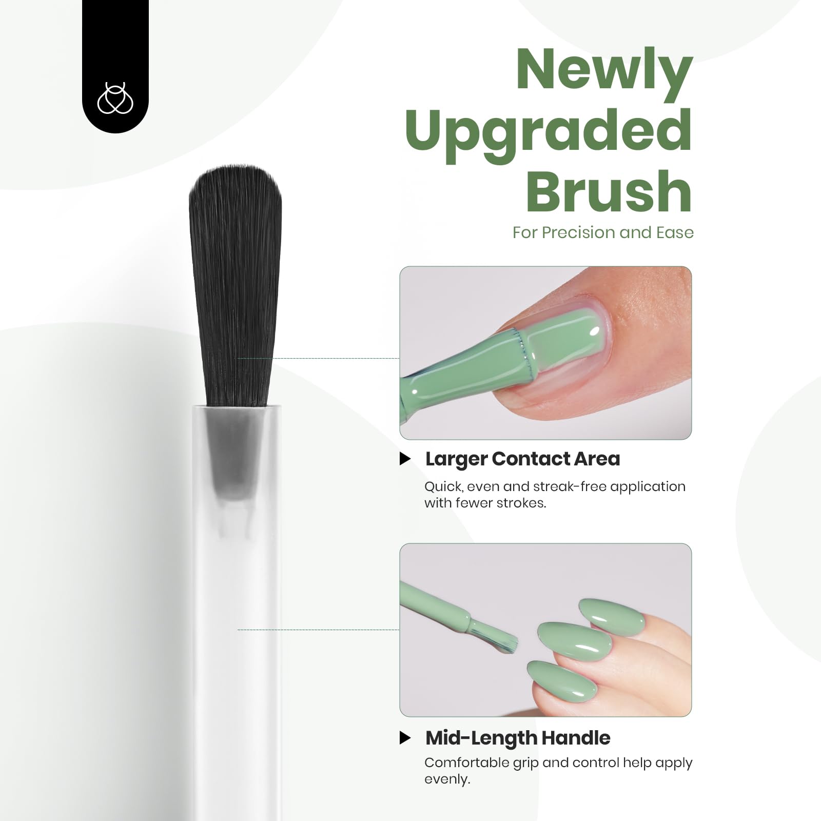 Misty Sage - Green Colorful Gel Polish 15ml