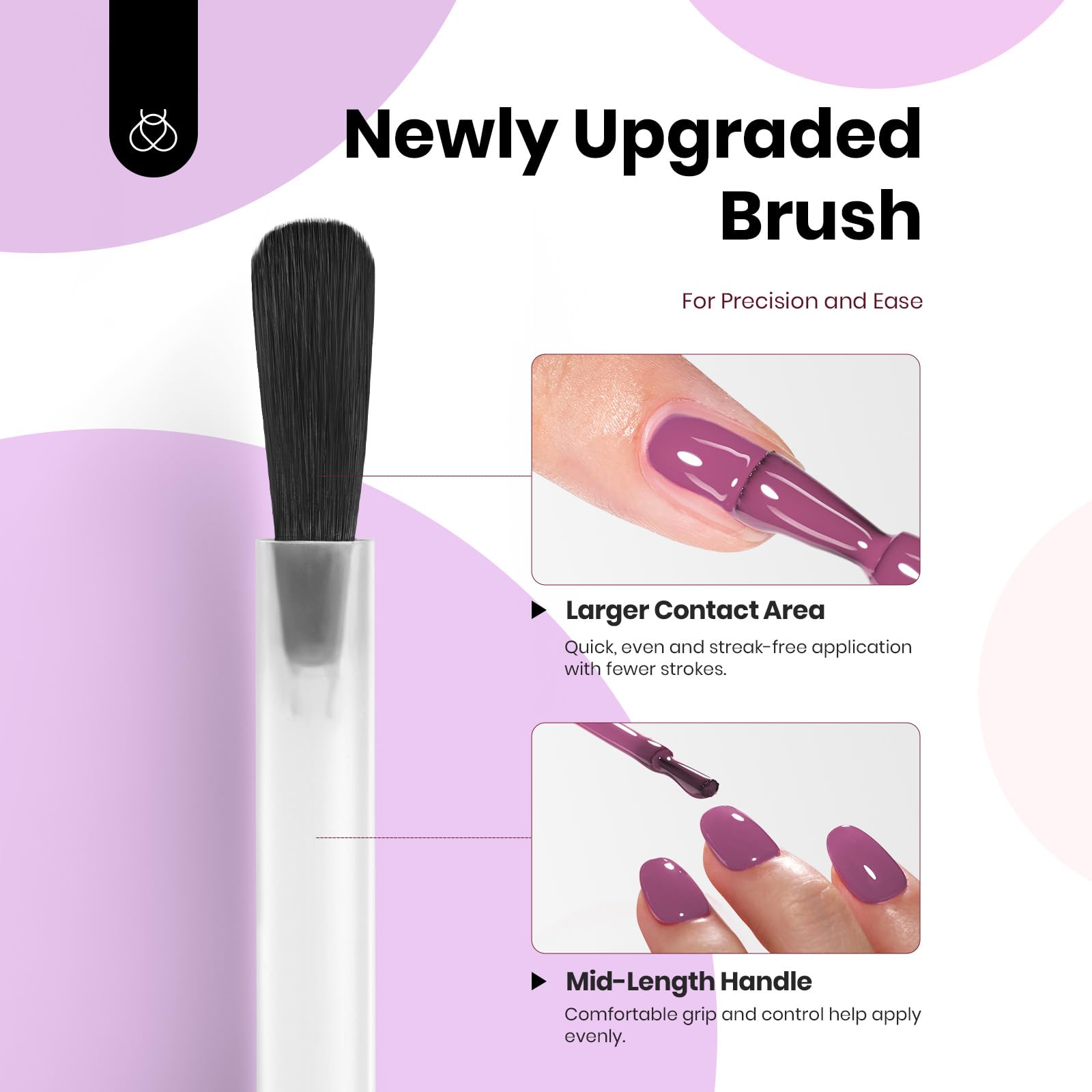 Serene Afternoon  - Hema Free Colorful Bottle 6 Color Each 15ml Gel Polish