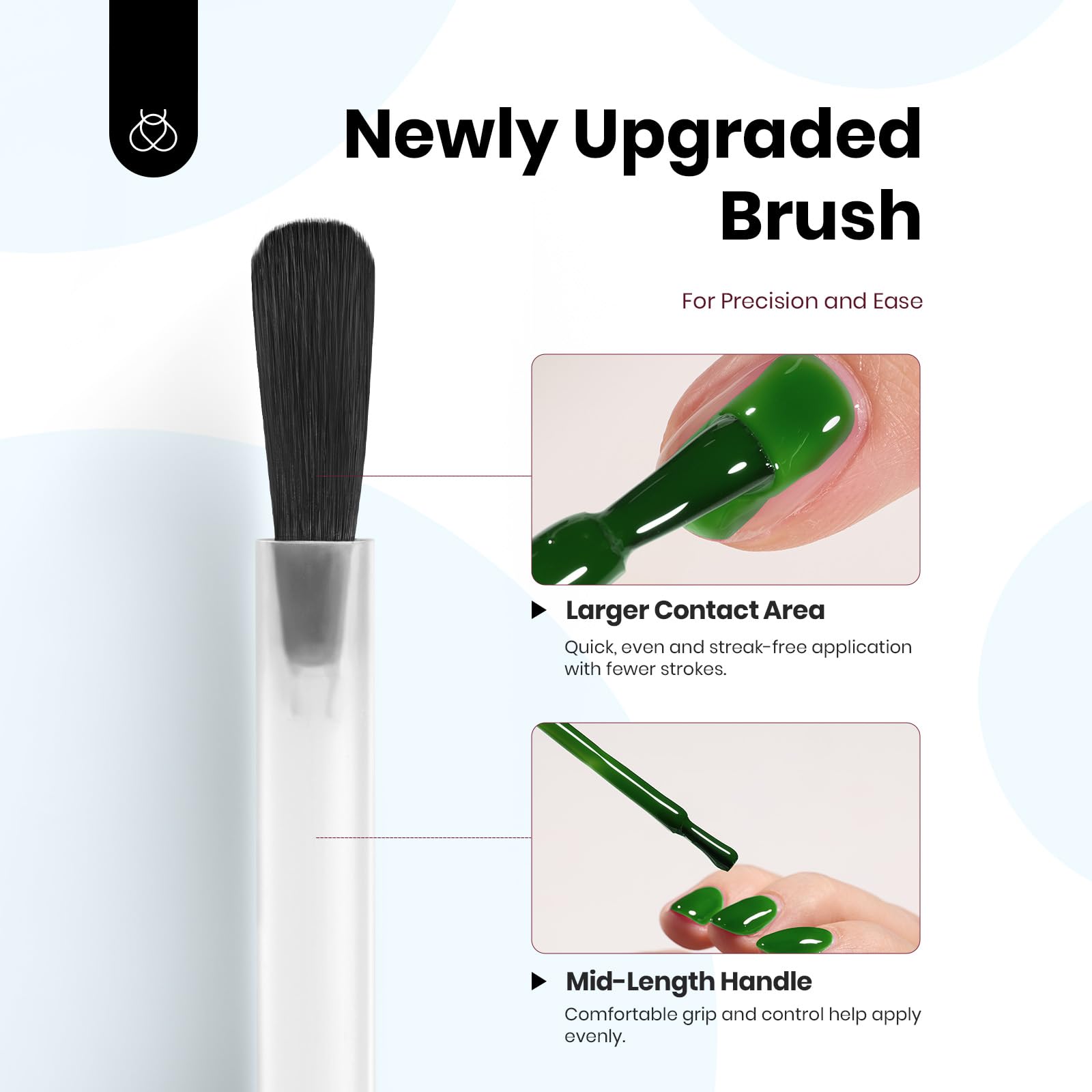 Green Lab | Colorful Bottle 6 Color Gel Polish Each 15ml