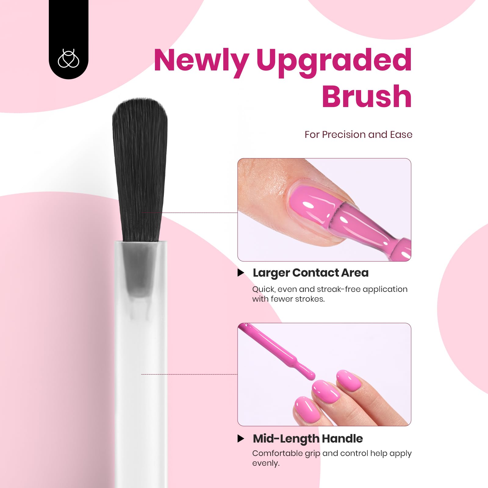 Hema Free Romantic Blush - Colorful Bottle 6 Color Each 15ml Gel Polish