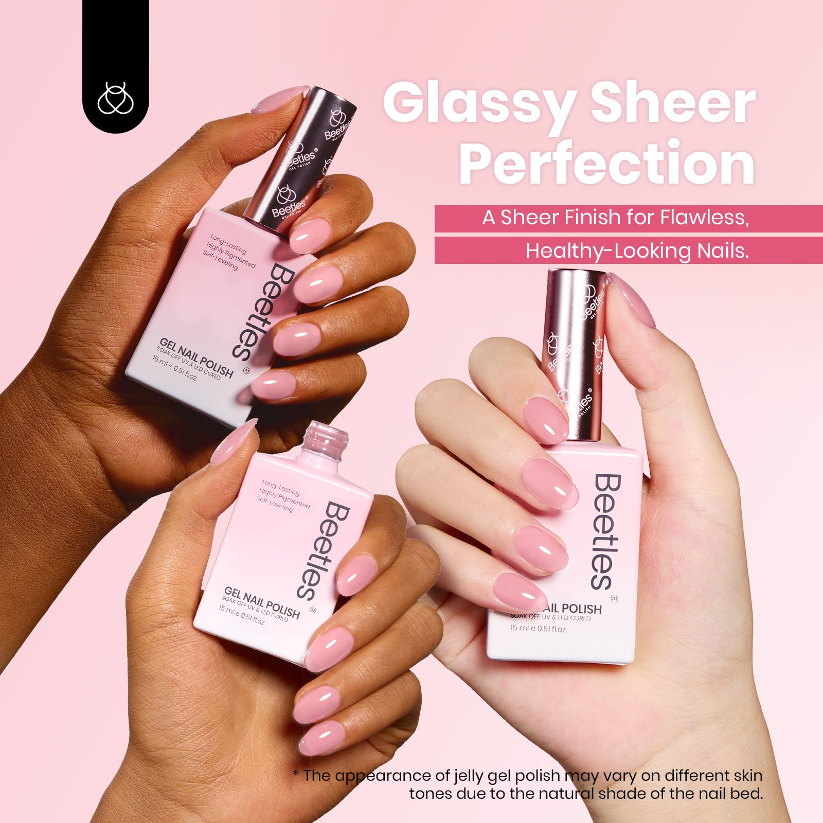 Hema-free Cloudy Sweetness - 15ML 6 Colors Nude Pink Brown Milky White Sheer Jelly Gel Polish Kit