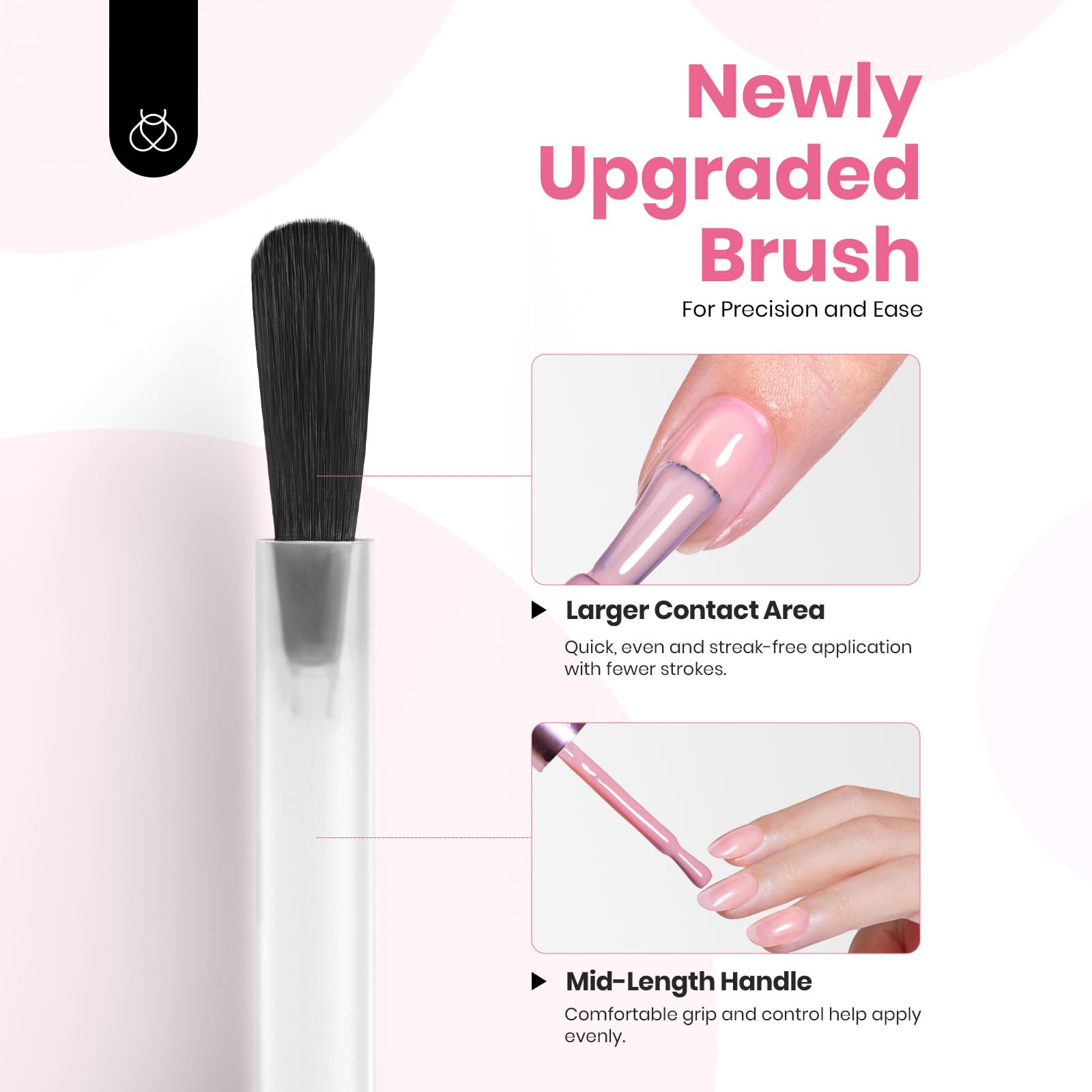 Hema-free Pink Romance | Colorful Bottle 6 Color Each 15ml  Gel Polish