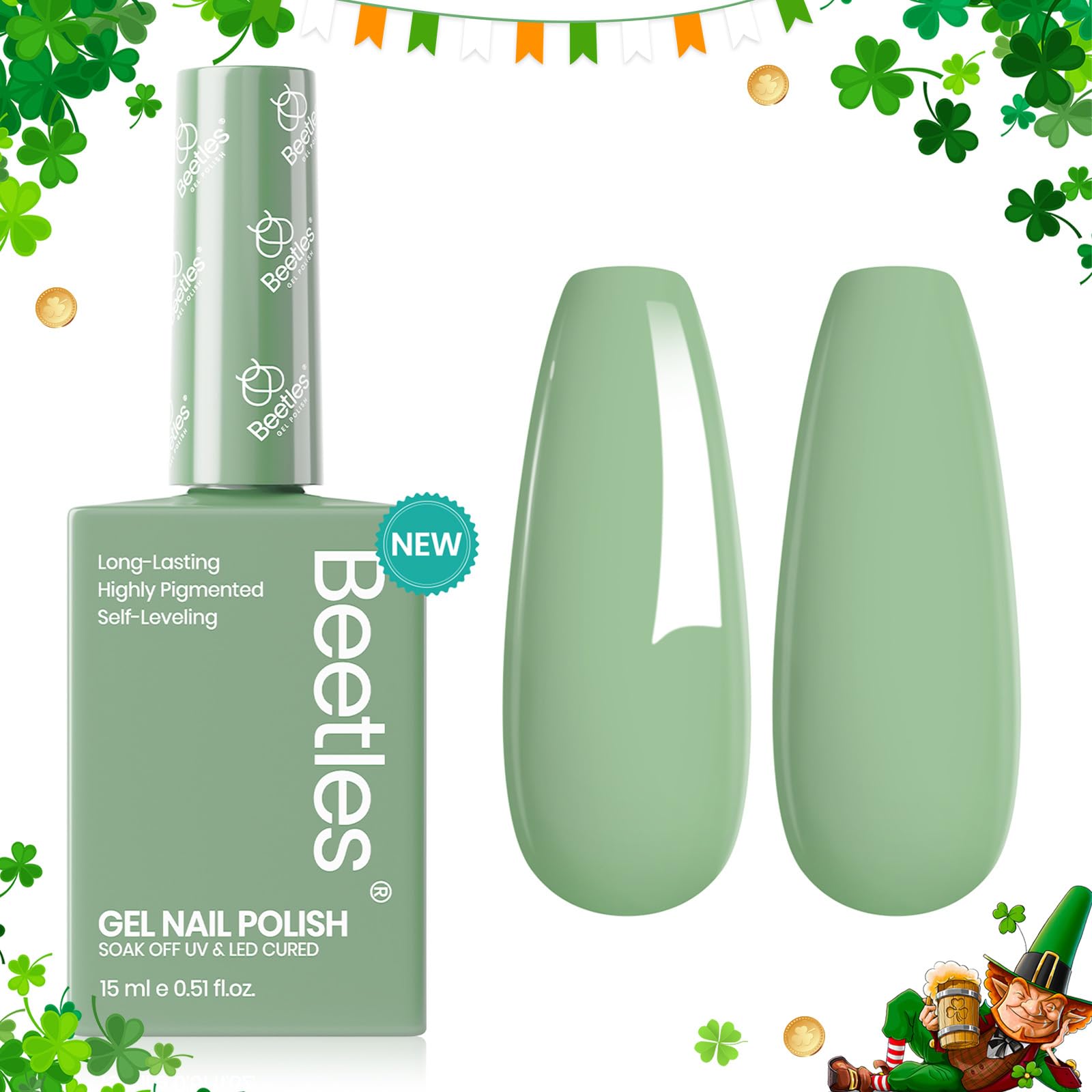 Misty Sage - Green Colorful Gel Polish 15ml